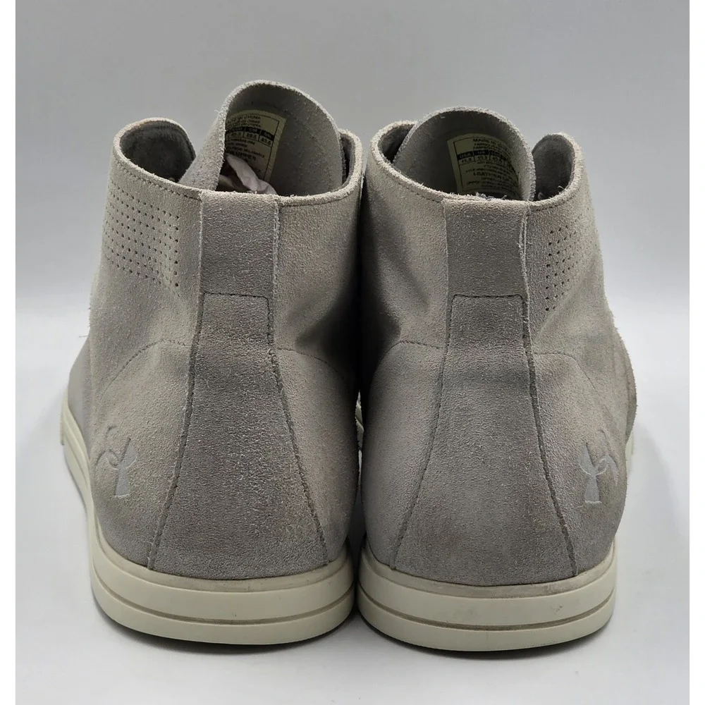 Under Armour UA Coast Suede Chukka Mens 11.5 Gray Casual‎ Mid Top Sneaker Boots